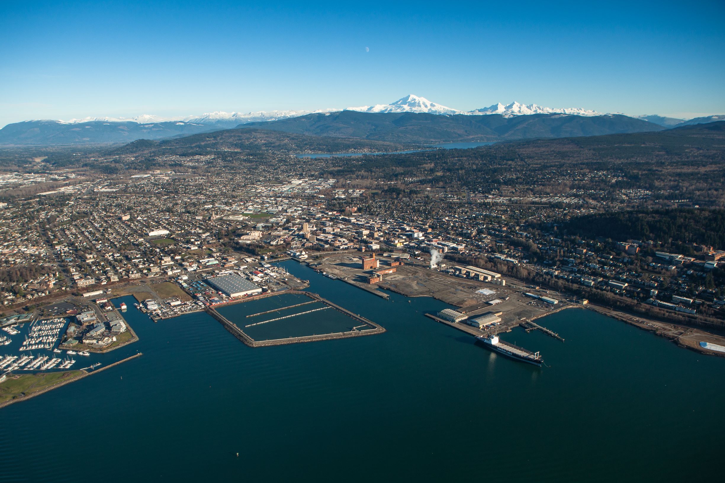 Bellingham Waterfront, December 2014. Photo courtesy of Nick Kelly / Public Domain
