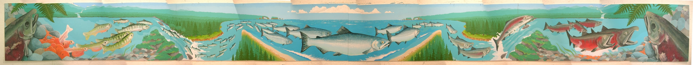 Salmon Mural 